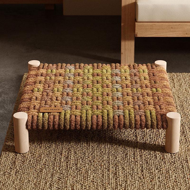 Hand-woven Cat Elevated Camping Bed