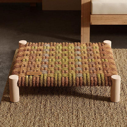 Hand-woven Cat Elevated Camping Bed