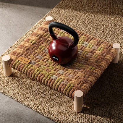 Hand-woven Cat Elevated Camping Bed
