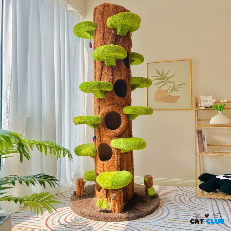 Luxury Cat Tree Looks Like Tree Tall Climbing Frame