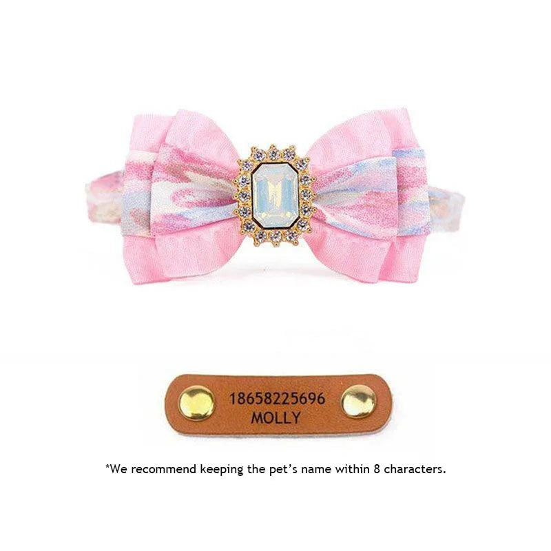 Fantasy Fairy Gemstone Cat Collar
