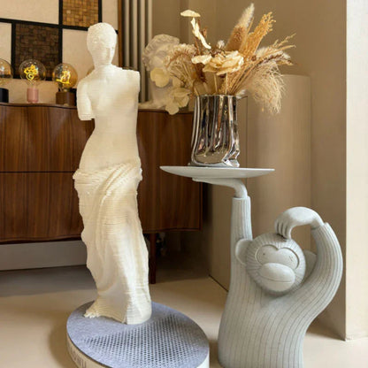 Sculpture Art Cat Scratch Post Board