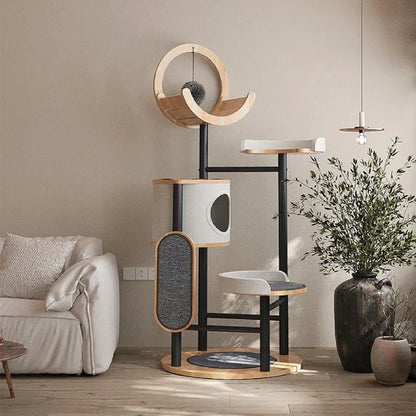 Steel Art Lively Cat Climbing Frame Tree