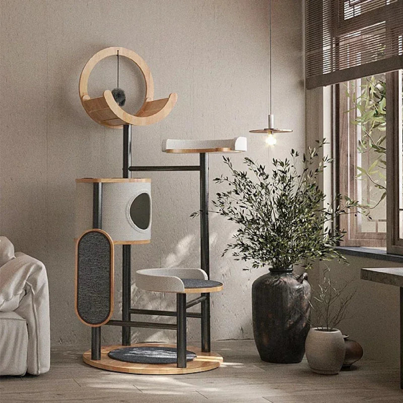 Steel Art Lively Cat Climbing Frame Tree