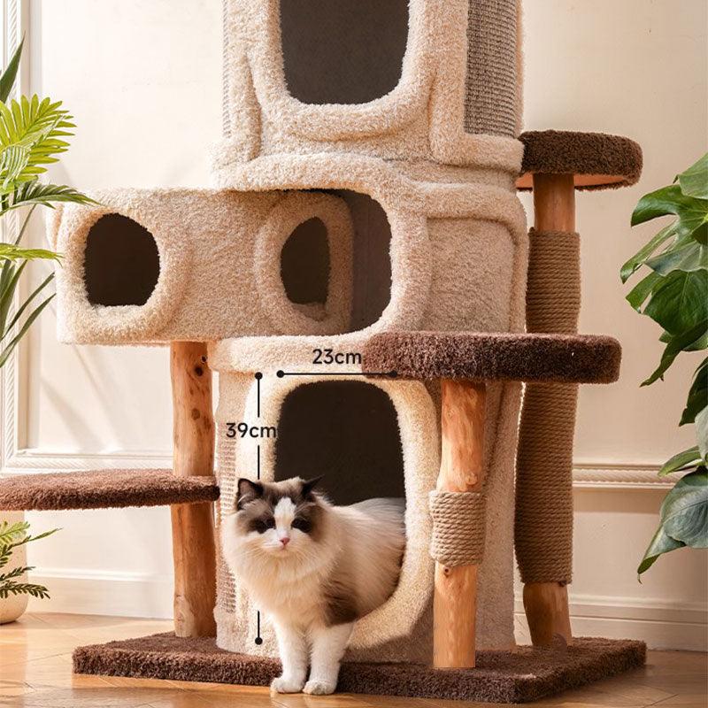 Deluxe Large Cat Climbing Frame Treehouse