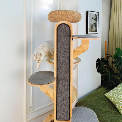 Desert Continent Solid Wood Cat Climbing Tree