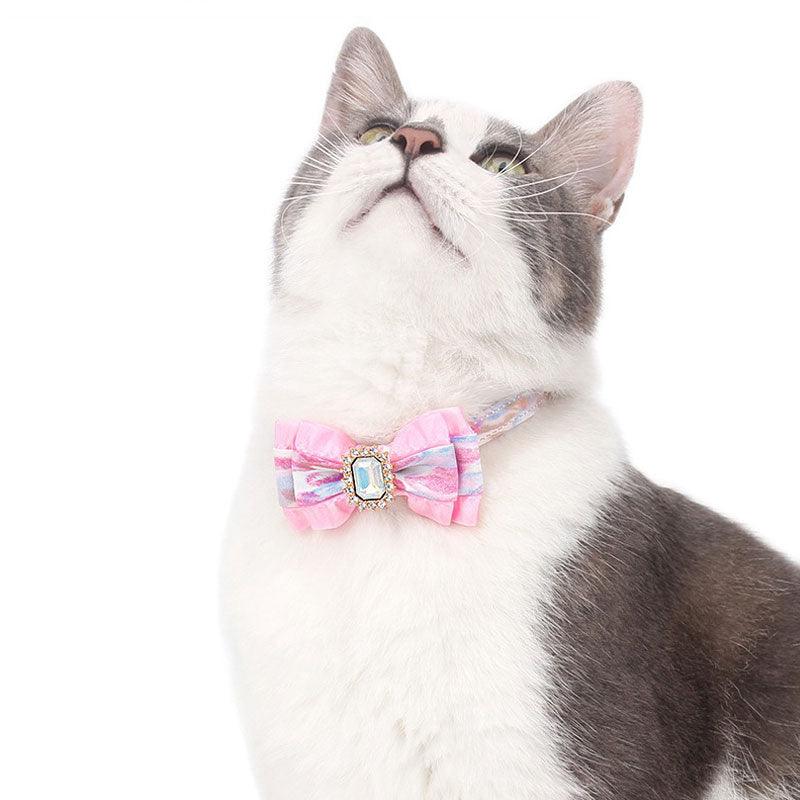 Fantasy Fairy Gemstone Cat Collar