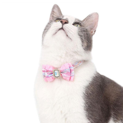 Fantasy Fairy Gemstone Cat Collar