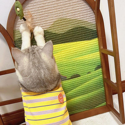 JCAT Artistic Window Frame Cat Scratcher