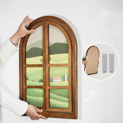 JCAT Artistic Window Frame Cat Scratcher