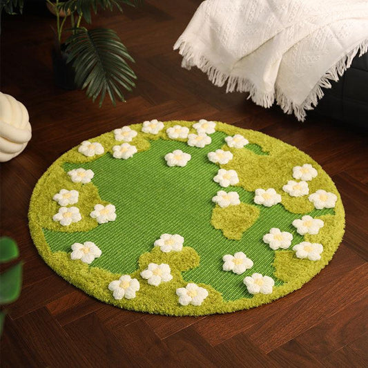 JCAT Blooming Garden Cat Scratch Mat Furniture