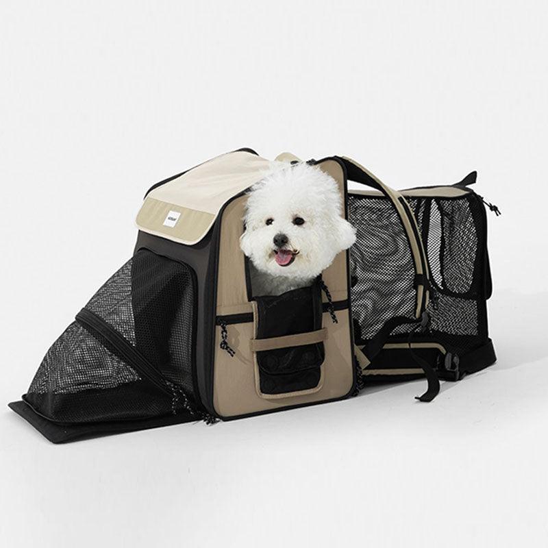 Large Expandable Cat Carrier Pet Backpack