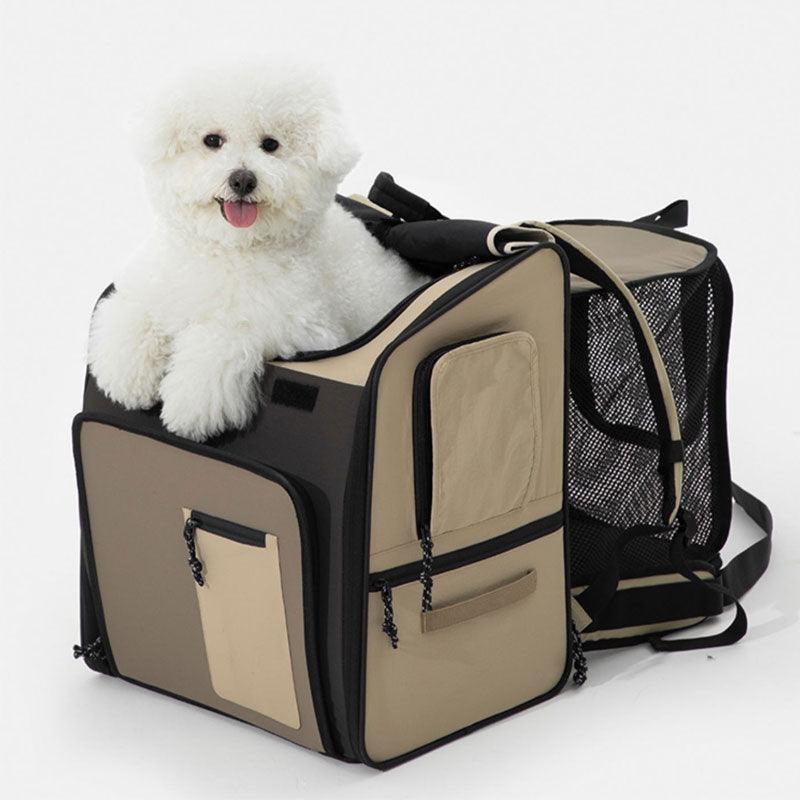 Large Expandable Cat Carrier Pet Backpack