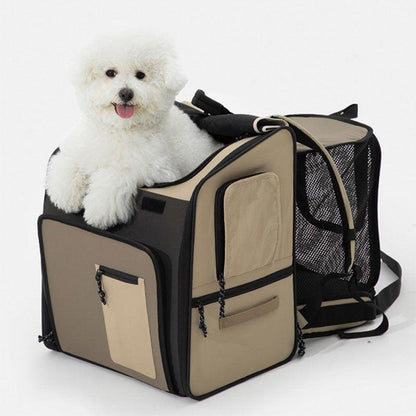 Large Expandable Cat Carrier Pet Backpack