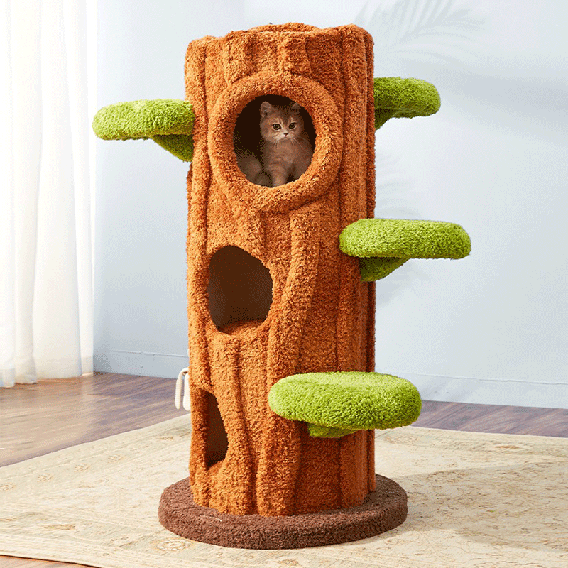 Luxury Cat Tree Looks Like Tree Tall Climbing Frame