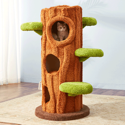 Luxury Cat Tree Looks Like Tree Tall Climbing Frame