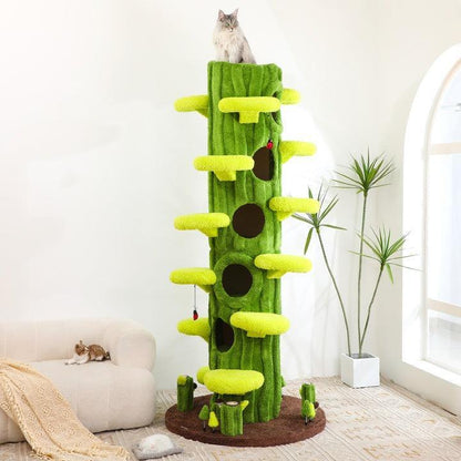 Luxury Cat Tree Looks Like Tree Tall Climbing Frame