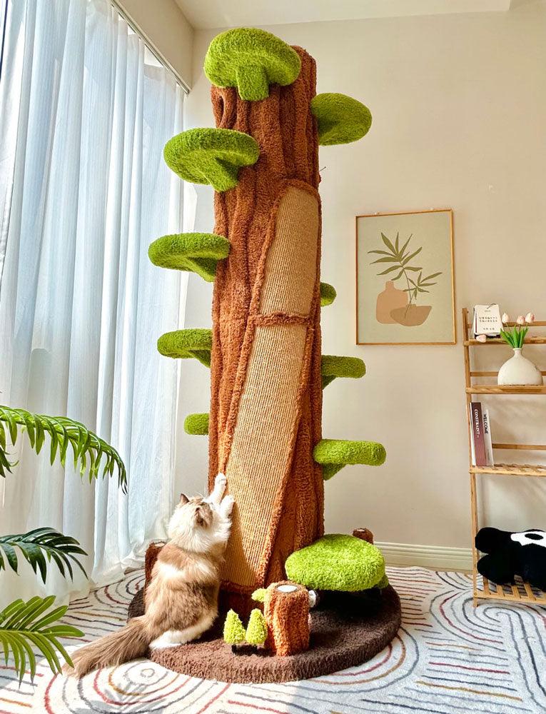 Luxury Cat Tree Looks Like Tree Tall Climbing Frame