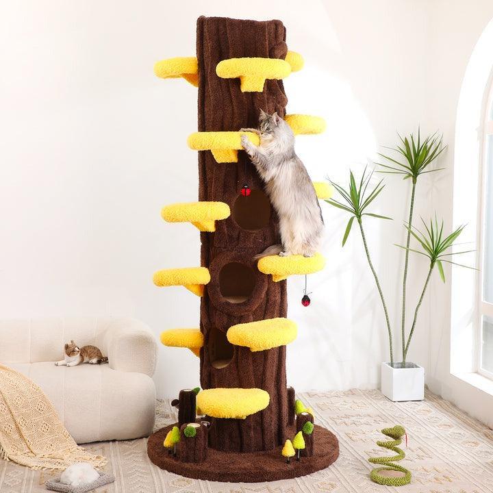 Luxury Cat Tree Looks Like Tree Tall Climbing Frame