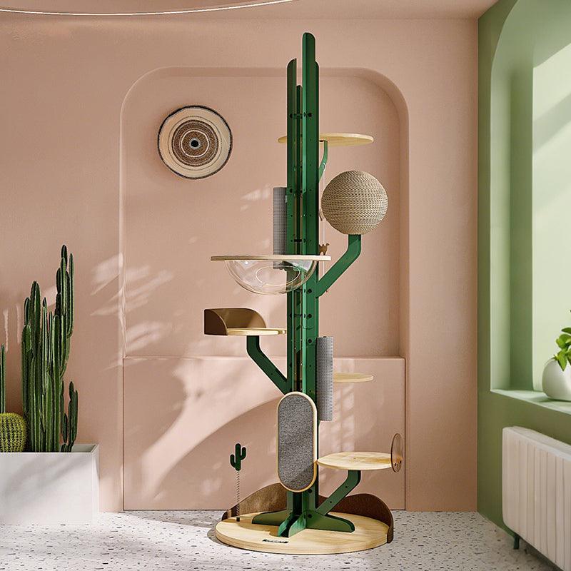 Modern DIY Large Cactus Cat Climbing Tree