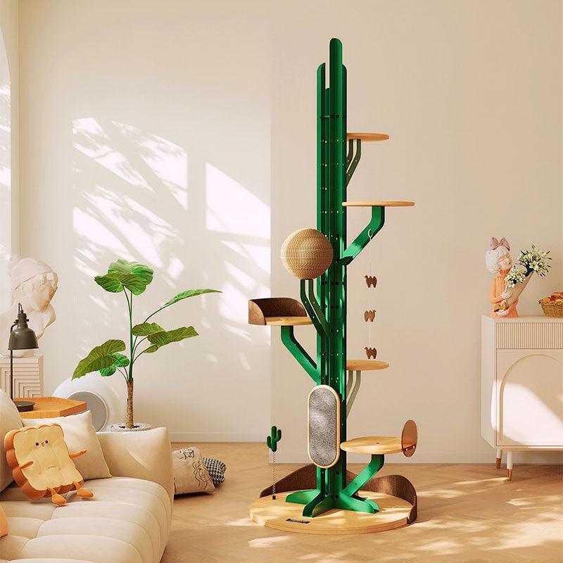 Modern DIY Large Cactus Cat Climbing Tree