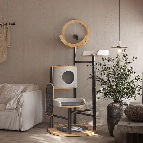 Steel Art Lively Cat Climbing Frame Tree