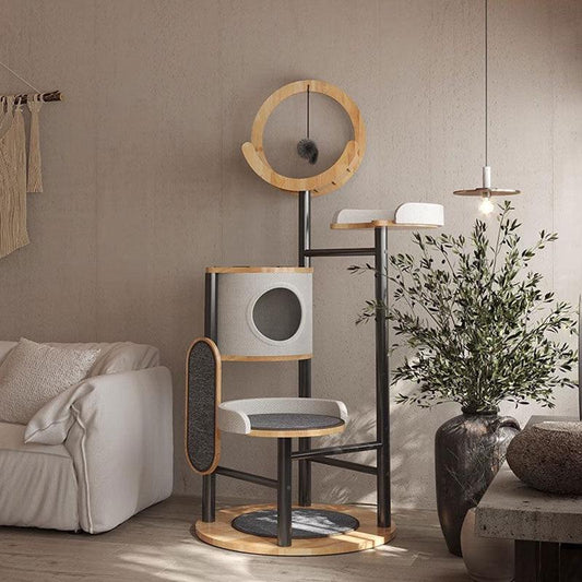 Steel Art Lively Cat Climbing Frame Tree