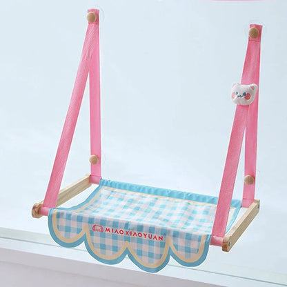 Sun-Loving Cat’s Window Wall Hammock