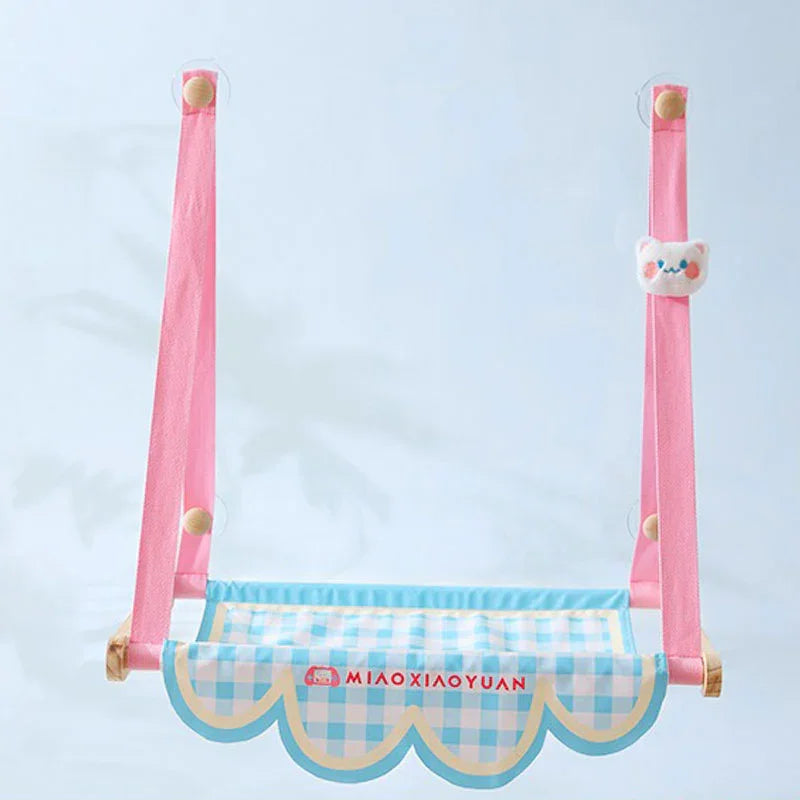 Sun-Loving Cat’s Window Wall Hammock