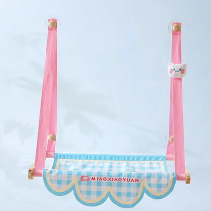 Sun-Loving Cat’s Window Wall Hammock